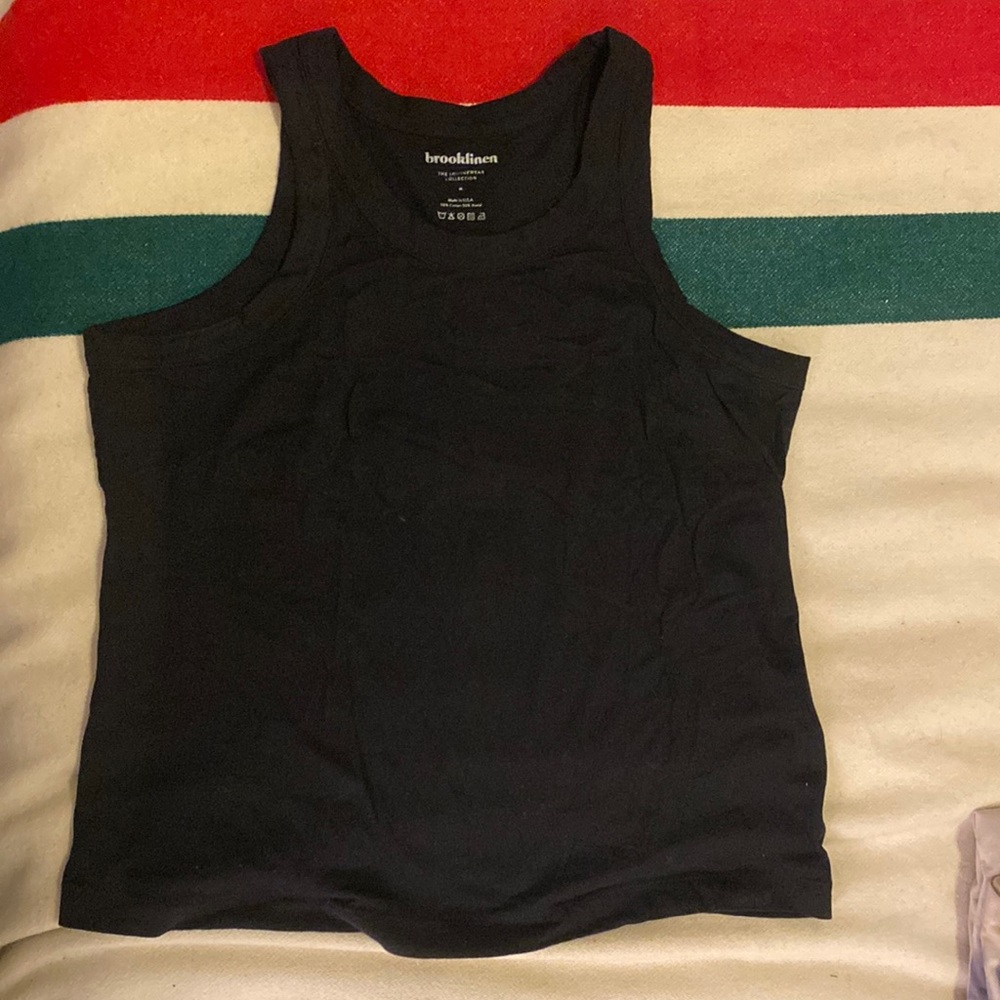 Brooklinen loungewear racetrack tank